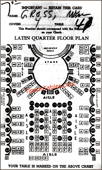 seating chart